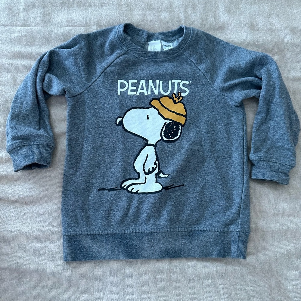 HM x Peanuts Snoopy sweatshirt 3T (2-3Y)